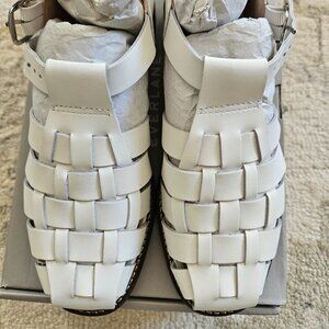 Everlane Brazilian Leather Fisherman Sandal White Size 6.5